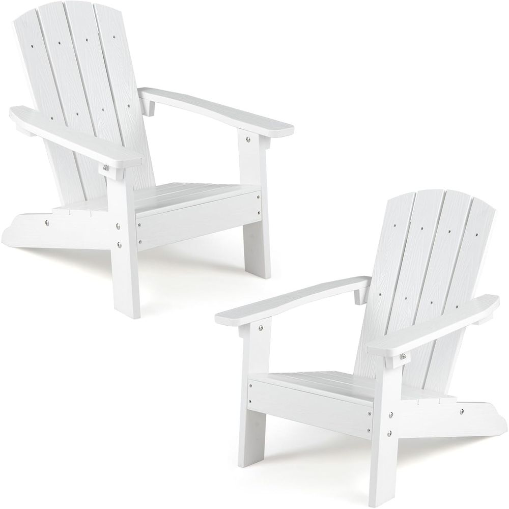 Kids Outdoor Lawn Chair - Kids Adirondack Chair, All-Weather HIPS Children's