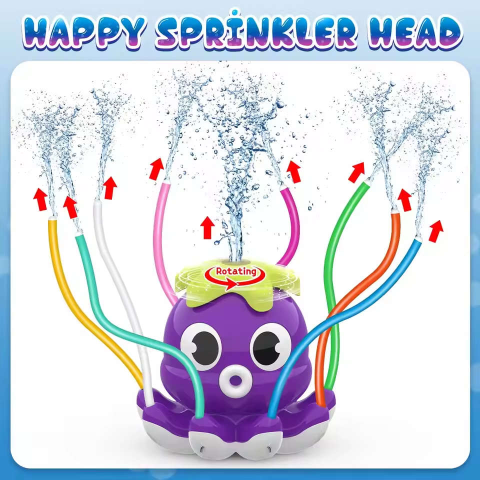 Kids Outdoor Youtube - Octopus Water Spray Sprinkler for Kids