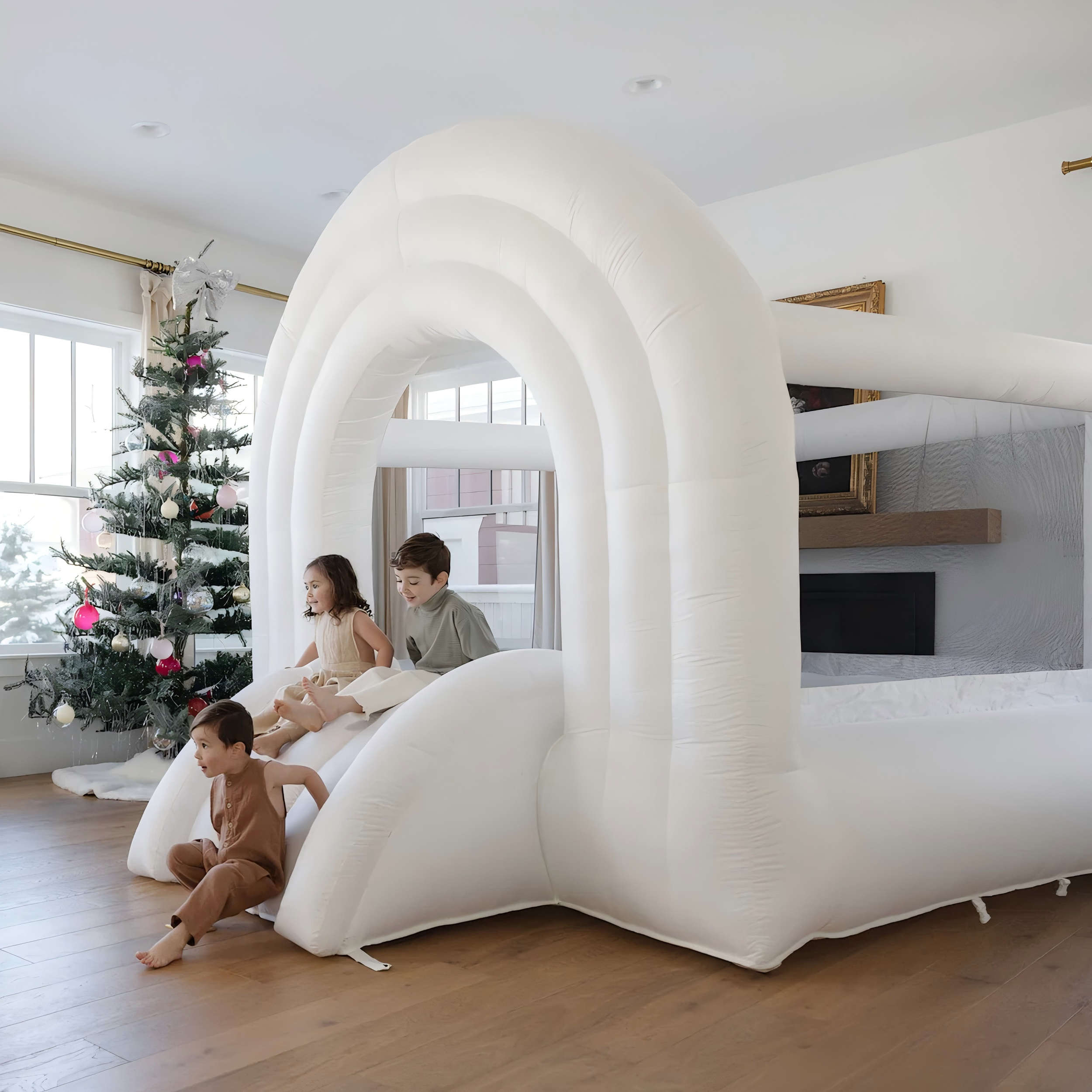 Kids Outdoor Jumping Castle - Inflatable Oxford Bouncer Bouncy Castle for