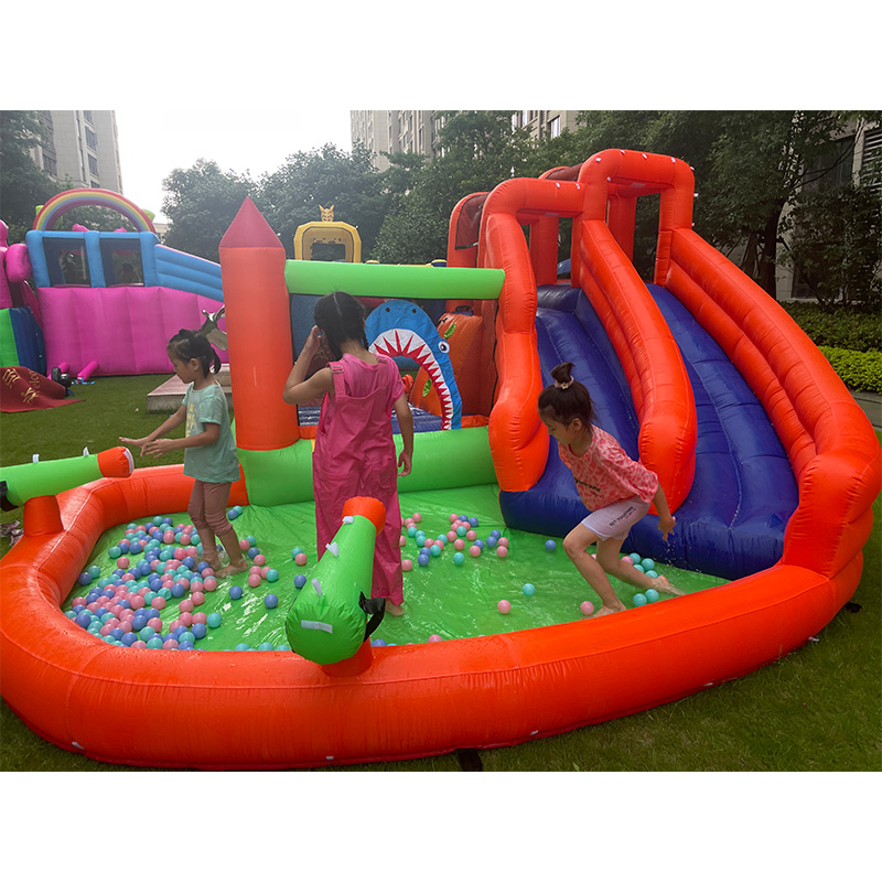 Kids Outdoor Inflatable - Inflatable Castle Inflatable Water Climbing Swimming
