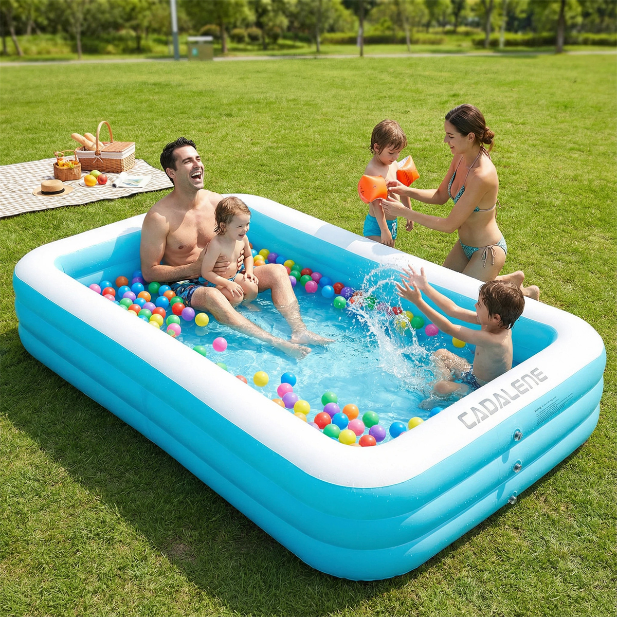 Kids Outdoor Garden - Inflatable swimming Pool for Kids and