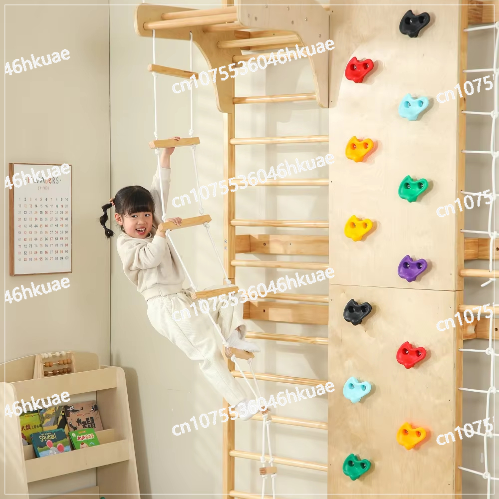 Kids Outdoor Wooden Climbing Frame - In-Stock Kids Climbing Frame – Solid