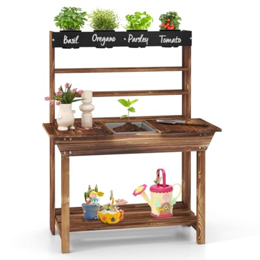 Kids Outdoor Garden - Outdoor kids potting bench for garden