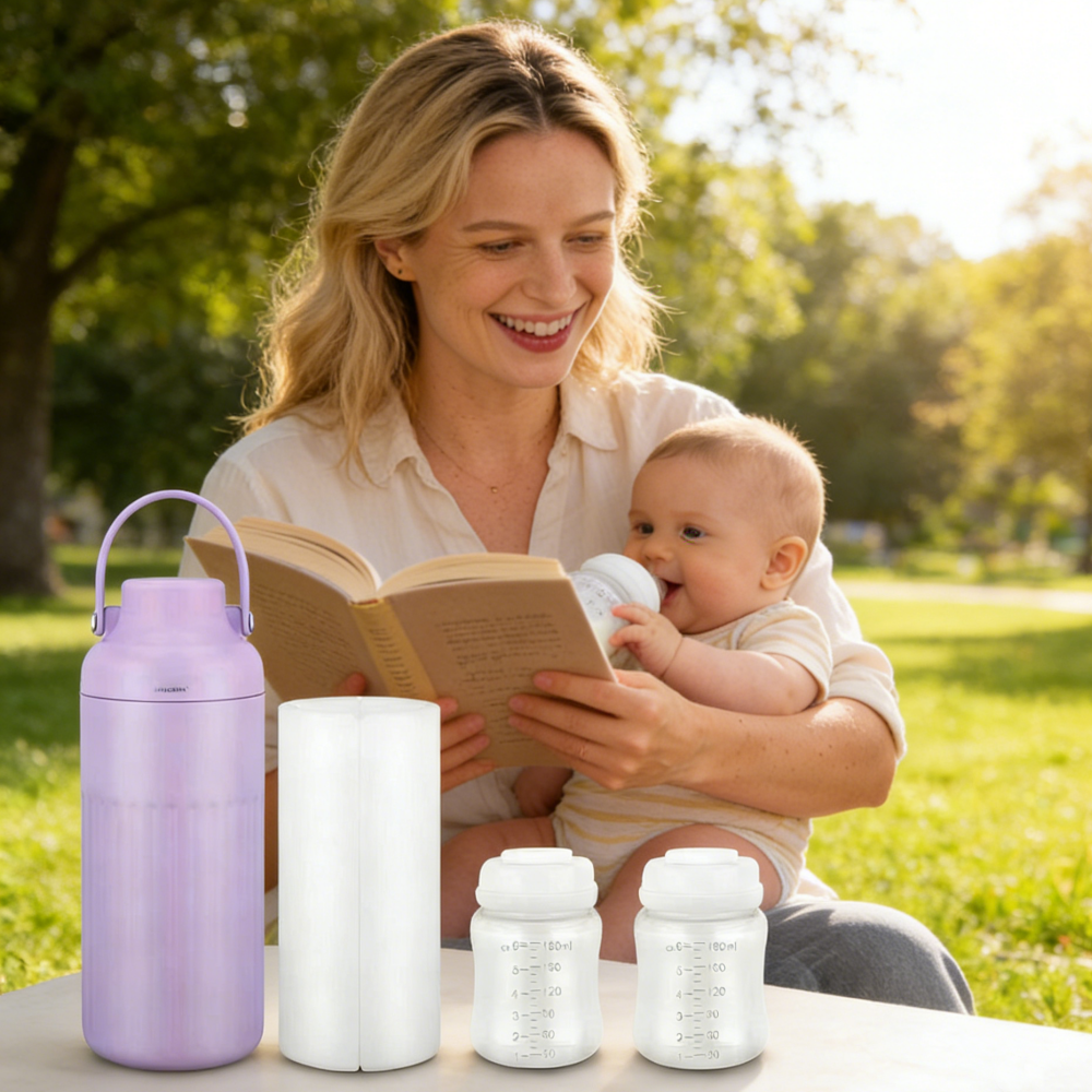 Outdoor Kid Friendly - Portable Breast Milk Cooler for Travel,