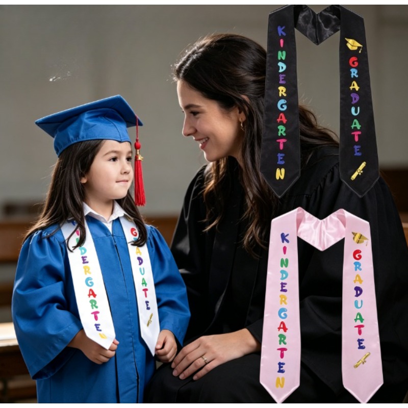 Kids Outdoor Decor - Kids Graduation Sash Preschool Kindergarten Honor