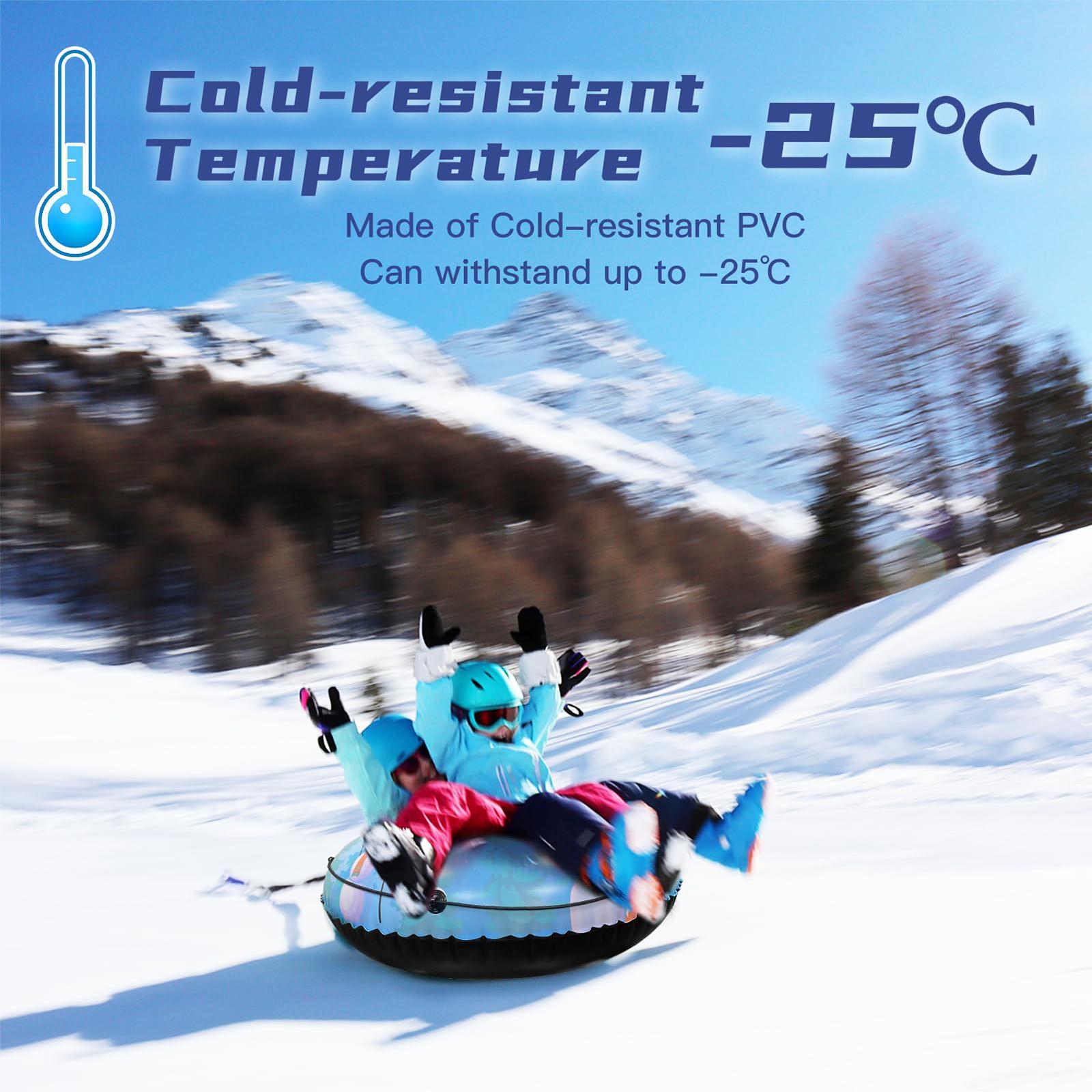 Portable Inflatable Snow Sled  - Kids Outdoor Youtube reseña y precio