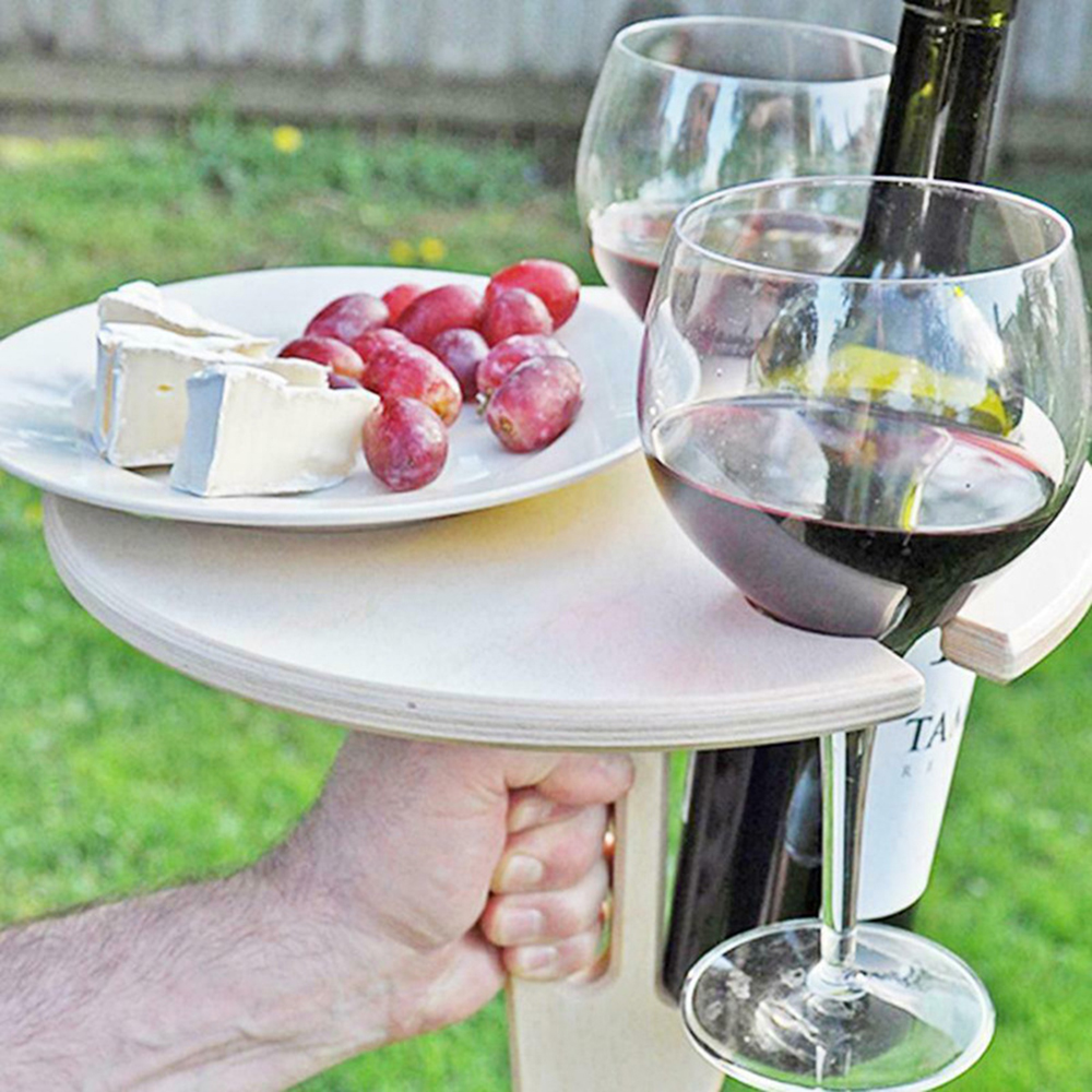 wooden wine table wine holder  - Kids Outdoor Wooden Table reseña y precio