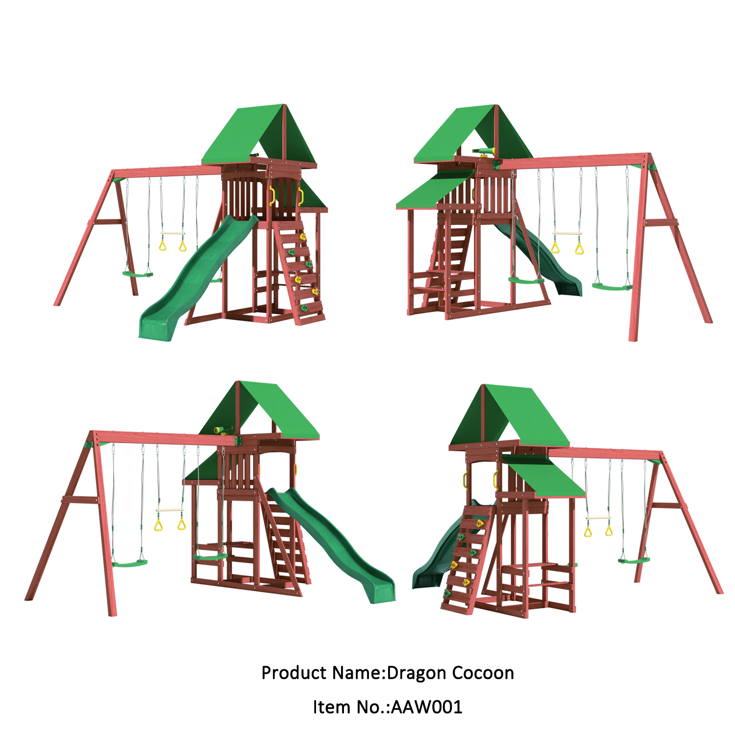 Outdoor Lifespan Kids Swing Sm - Kids Outdoor Wooden Climbing Frame reseña y precio