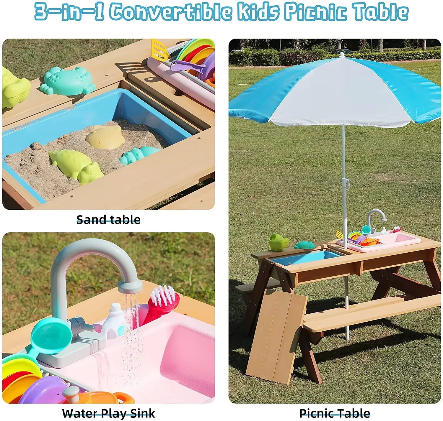 #Kids Picnic Table Outdoor Pat - Kids Outdoor Dining Table reseña y precio