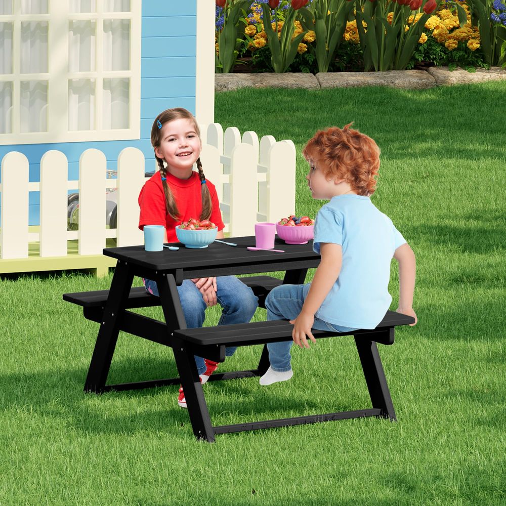 Kids Picnic Table, HDPE All We - Kids Outdoor Lawn Chair reseña y precio
