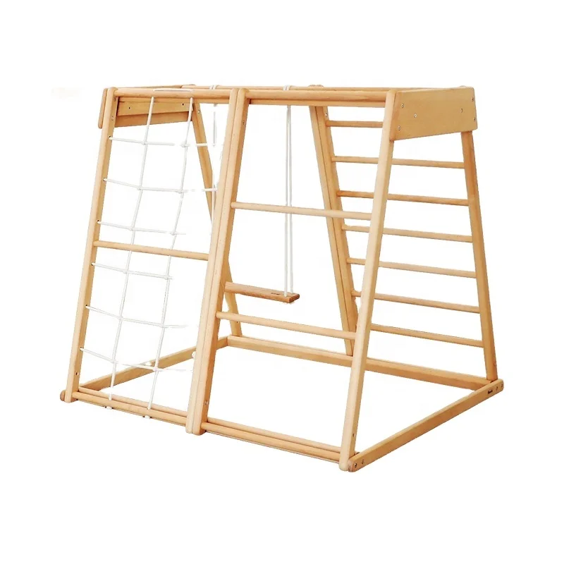 Kids Outdoor Rope Ladder Child - Kids Outdoor Wooden Climbing Frame reseña y precio