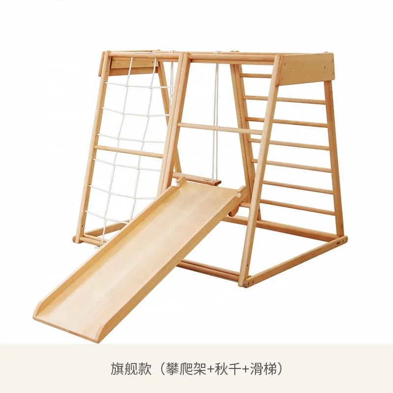 Kids Outdoor Rope Ladder Child - Kids Outdoor Wooden Climbing Frame reseña y precio