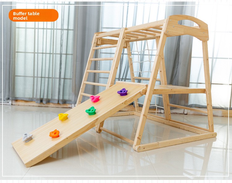 Jungle Gym Kids Outdoor Childr - Kids Outdoor Wooden Climbing Frame reseña y precio
