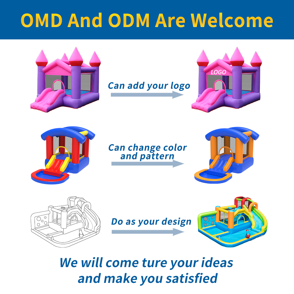 Custom Design NewTime Bouncing - Kids Outdoor Jumping Castle reseña y precio