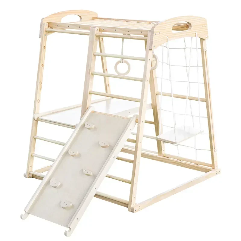 Wooden Climbing Frame Playgrou - Kids Outdoor Wooden Climbing Frame reseña y precio