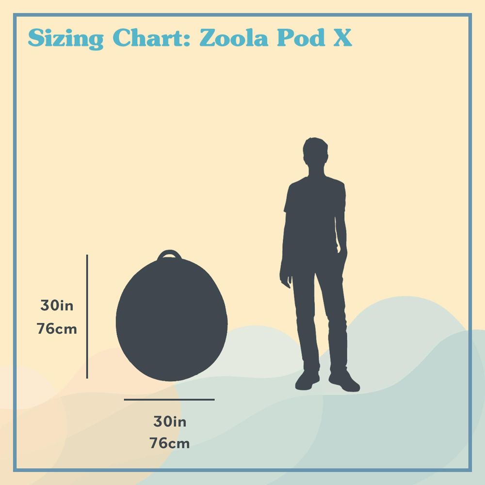 Zoola Pod X Outdoor Bean Bag C - Kids Outdoor Bean Bag Chair reseña y precio