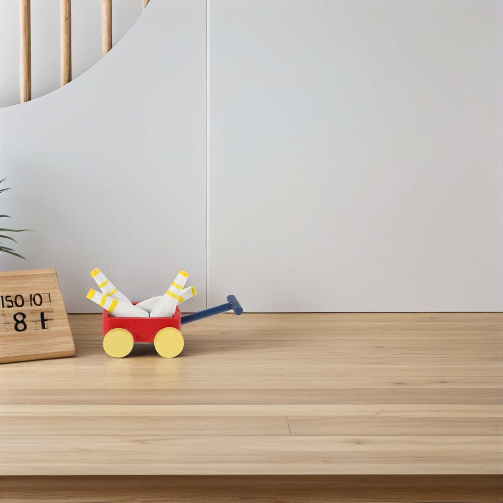 Miniature Bowling Pin Wooden C - Kids Outdoor Doll House reseña y precio