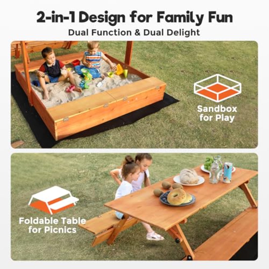 Backyard outdoor kids wooden s - Kids Outdoor Wooden Table reseña y precio