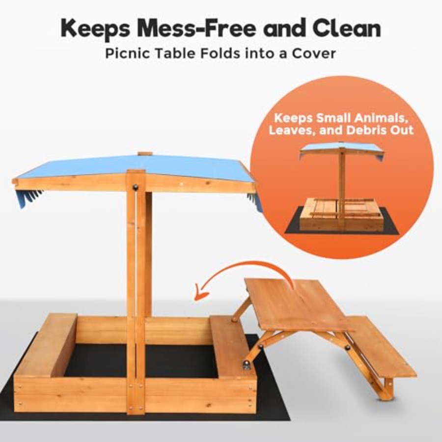 Backyard outdoor kids wooden s - Kids Outdoor Wooden Table reseña y precio