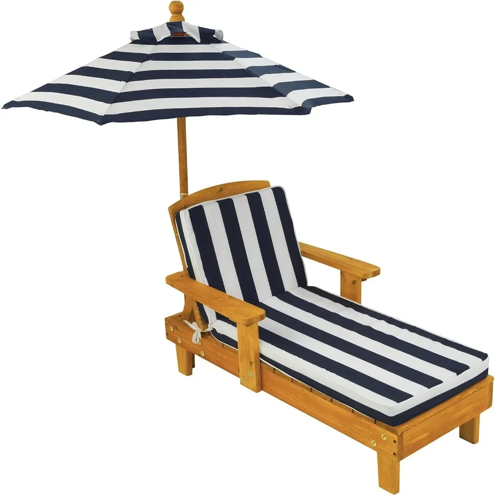 t Outdoor Wooden Chaise Lounge - Kids Outdoor Lounge Chair With Umbrella reseña y precio