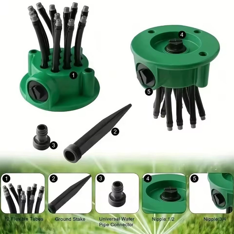 360° Automatic Rotating Garden - Kids Outdoor Water Sprinkler reseña y precio
