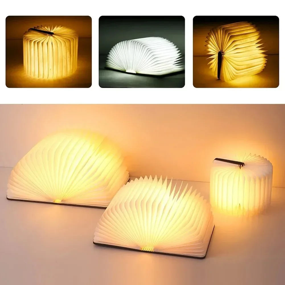 3D Book Light Folding Wooden C - Kids Outdoor Wooden Table reseña y precio