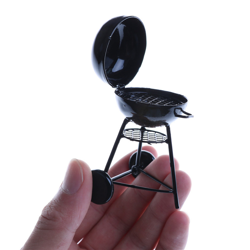 1:12 Dollhouse Miniature Black - Kids Outdoor House With Kitchen reseña y precio