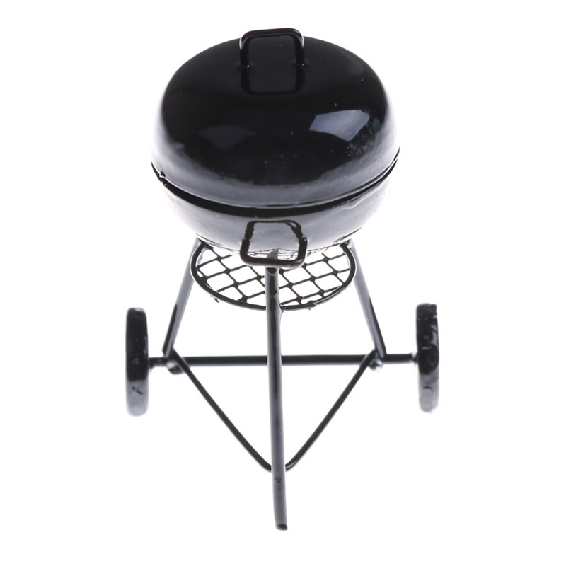 1:12 Dollhouse Miniature Black - Kids Outdoor House With Kitchen reseña y precio
