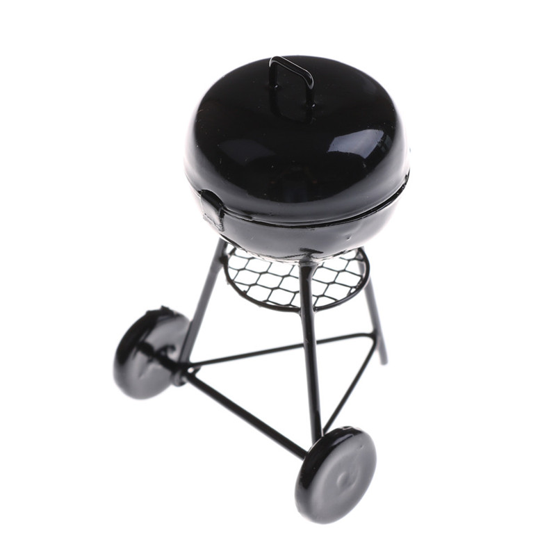 1:12 Dollhouse Miniature Black - Kids Outdoor House With Kitchen reseña y precio