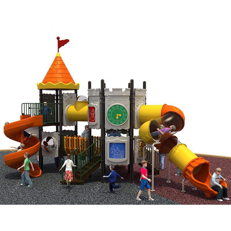 Castle Style Kids Slide for Ou - Kids Outdoor Garden reseña y precio