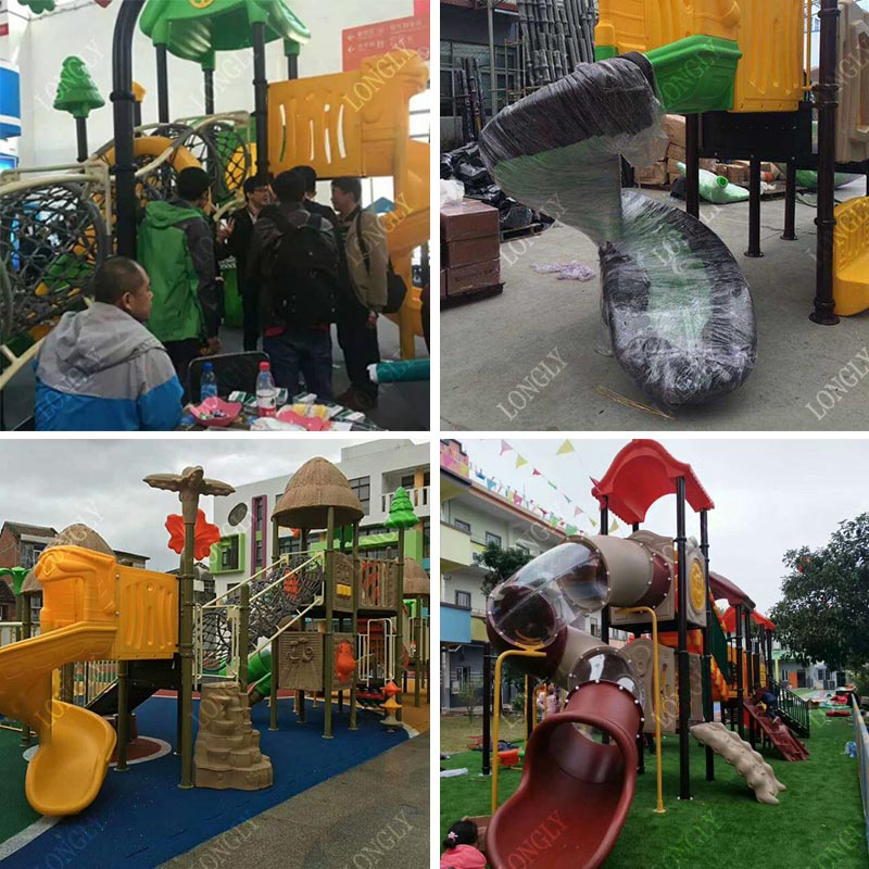 Castle Style Kids Slide for Ou - Kids Outdoor Garden reseña y precio