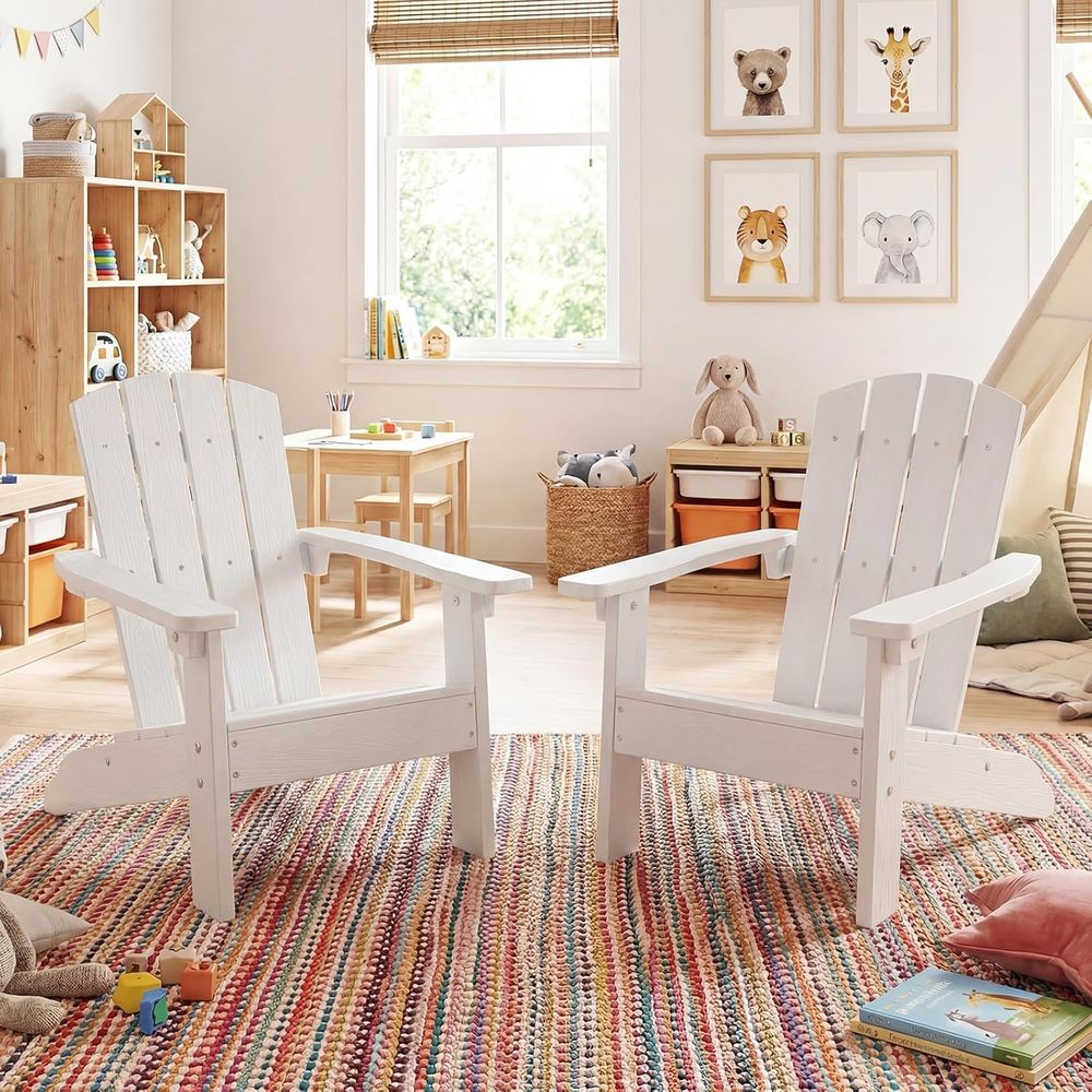 Kids Adirondack Chair, All-Wea - Kids Outdoor Lawn Chair reseña y precio