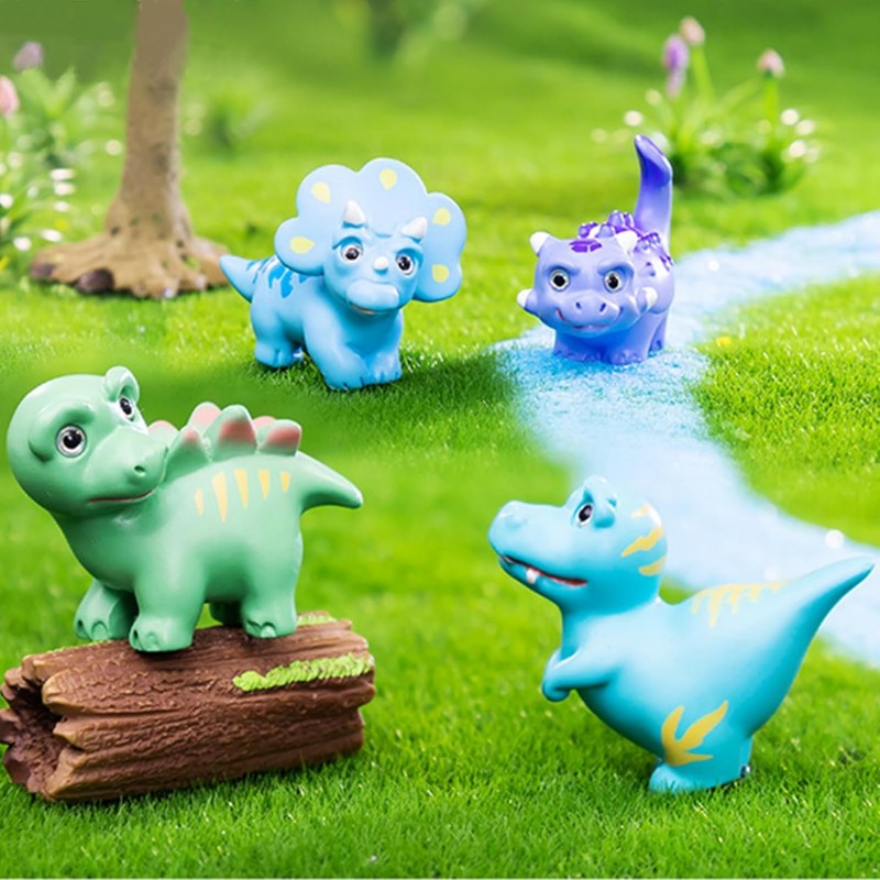 Mini Resin Animals Tiny Dinosa - Kids Outdoor Doll House reseña y precio