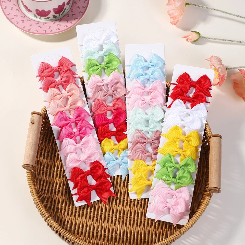 10Pcs Bows Elastic Hair rubber - Kids Outdoor Decor reseña y precio
