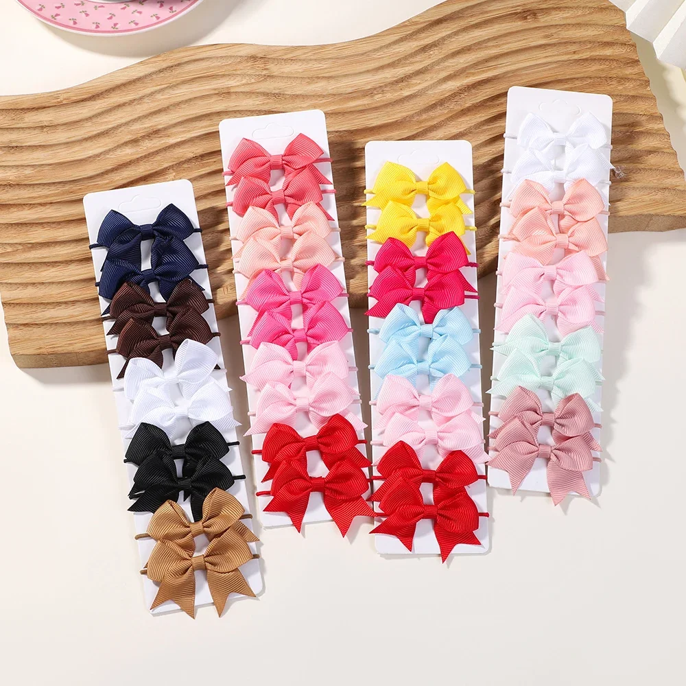 10Pcs Bows Elastic Hair rubber - Kids Outdoor Decor reseña y precio