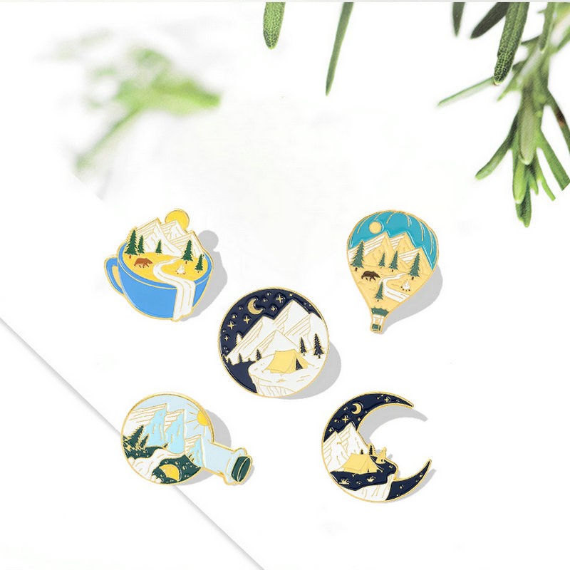 Camping Adventure Enamel Pins  - Kids Outdoor Adventure reseña y precio