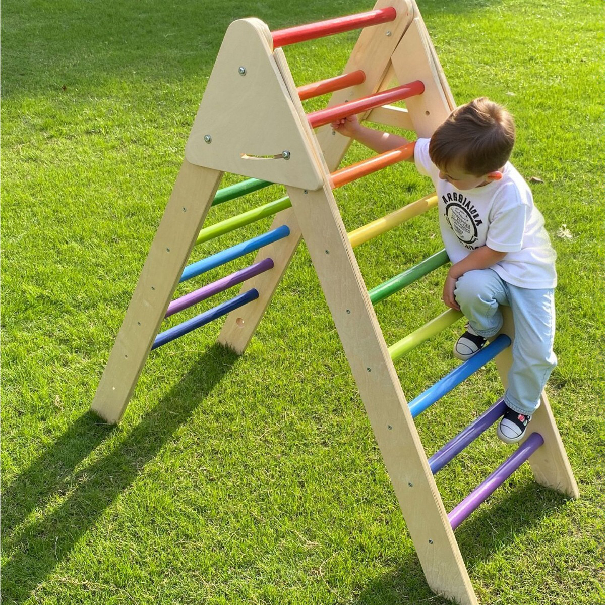 Customizable Eco-Friendly Beec - Kids Outdoor Wooden Climbing Frame reseña y precio
