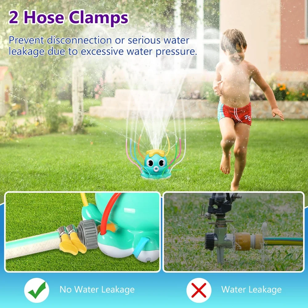 Octopus Water Spray Sprinkler  - Kids Outdoor Youtube reseña y precio