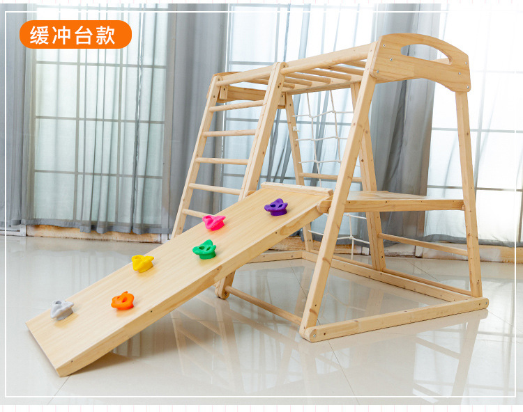 Jungle Gym Kids Outdoor Childr - Kids Outdoor Wooden Climbing Frame reseña y precio