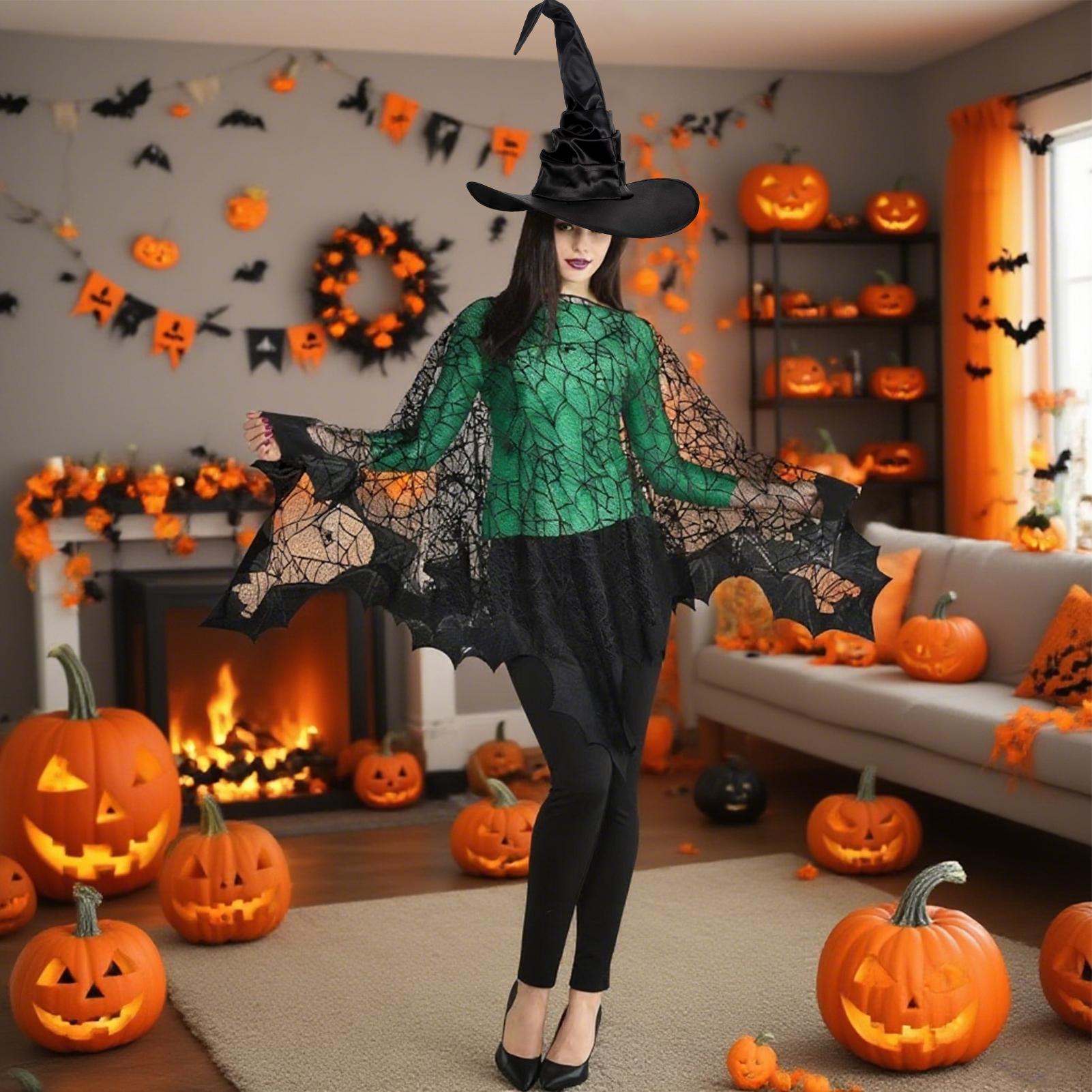 4pcs/set Halloween Spider Web  - Kids Outdoor Broom reseña y precio