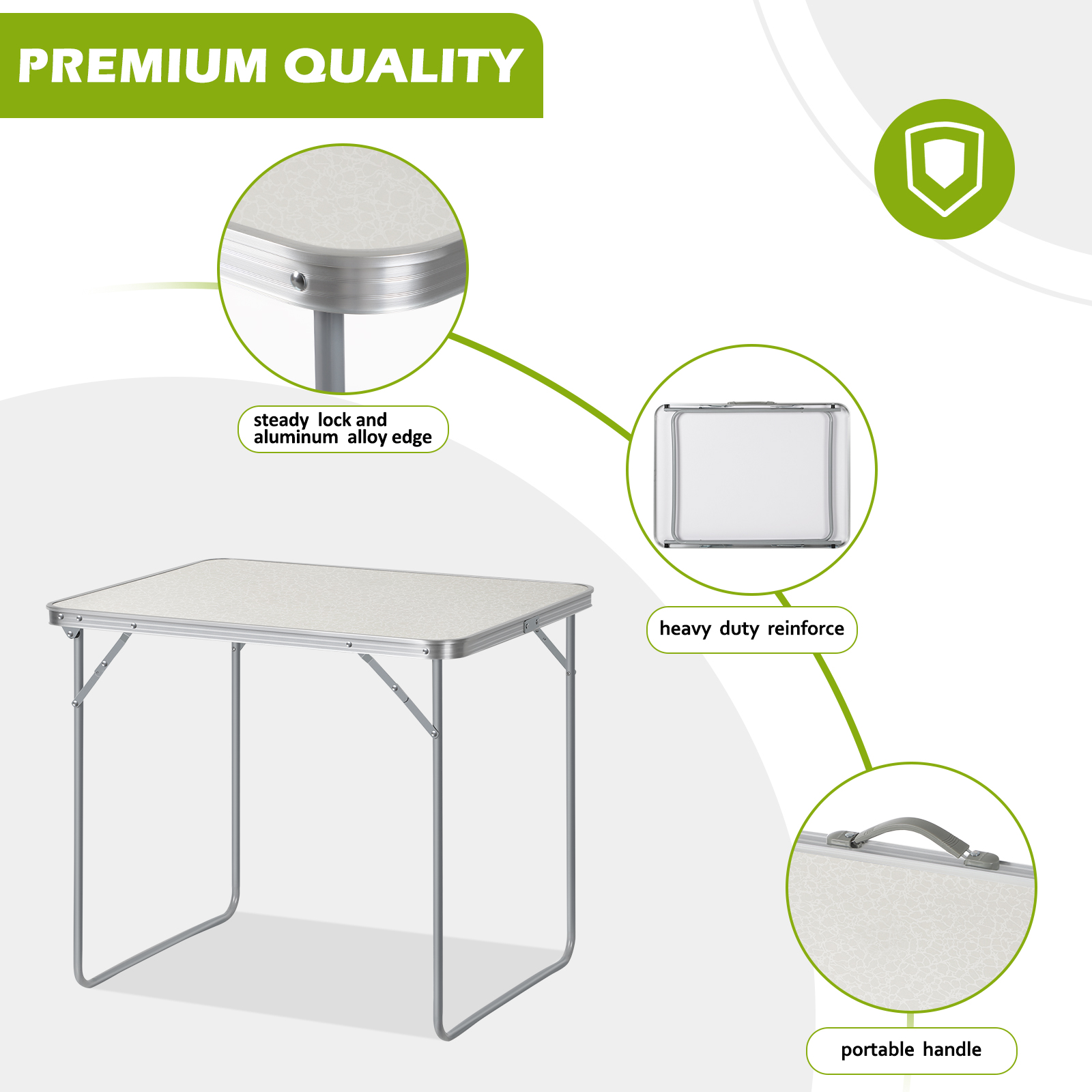 Portable Folding Outdoor Table - Kids Outdoor Dining Table reseña y precio