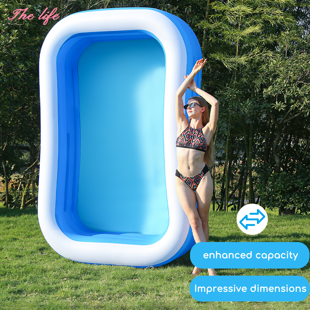 Inflatable Pool for Kids and A - Kids Outdoor Garden reseña y precio