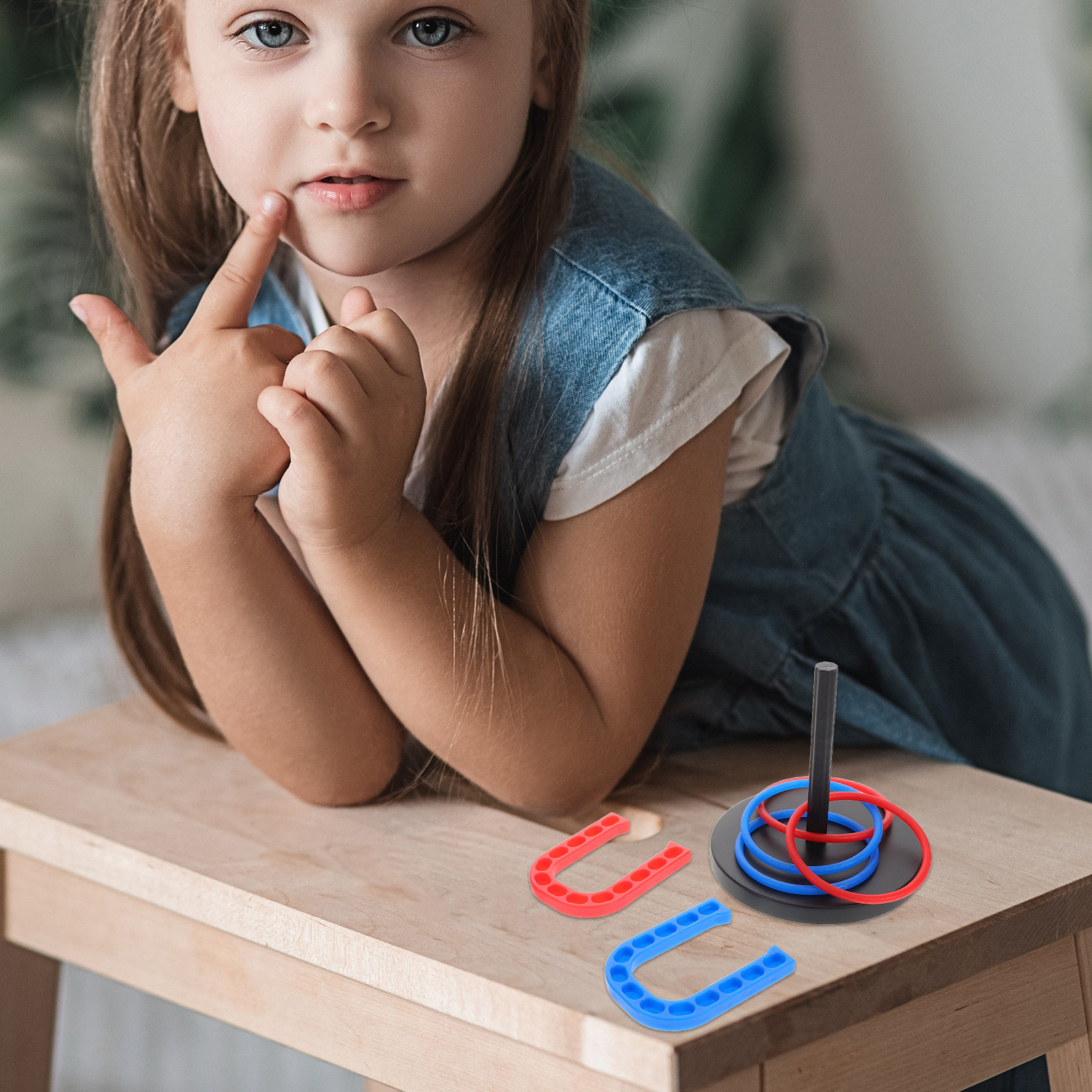1Set Educational Horseshoe Gam - Kids Indoor Outdoor Games reseña y precio