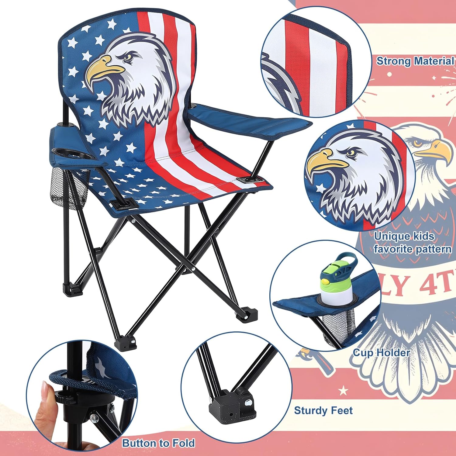 Kids Outdoor Folding Lawn and  - Kids Outdoor Lawn Chair reseña y precio