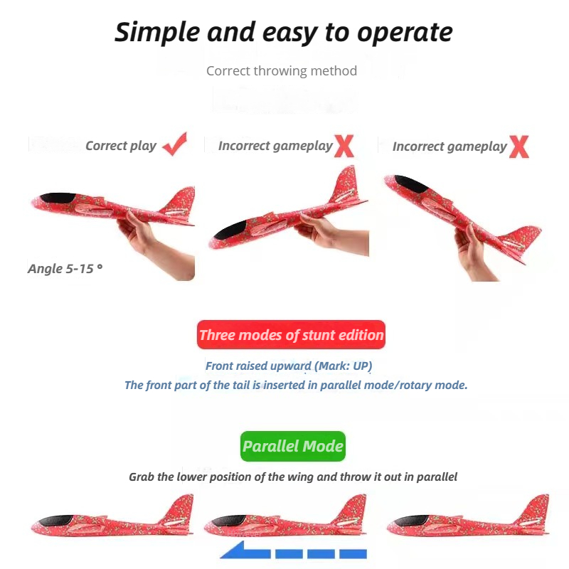 48cm Large Foam Airplane Child - Kids Outdoor Adventure reseña y precio
