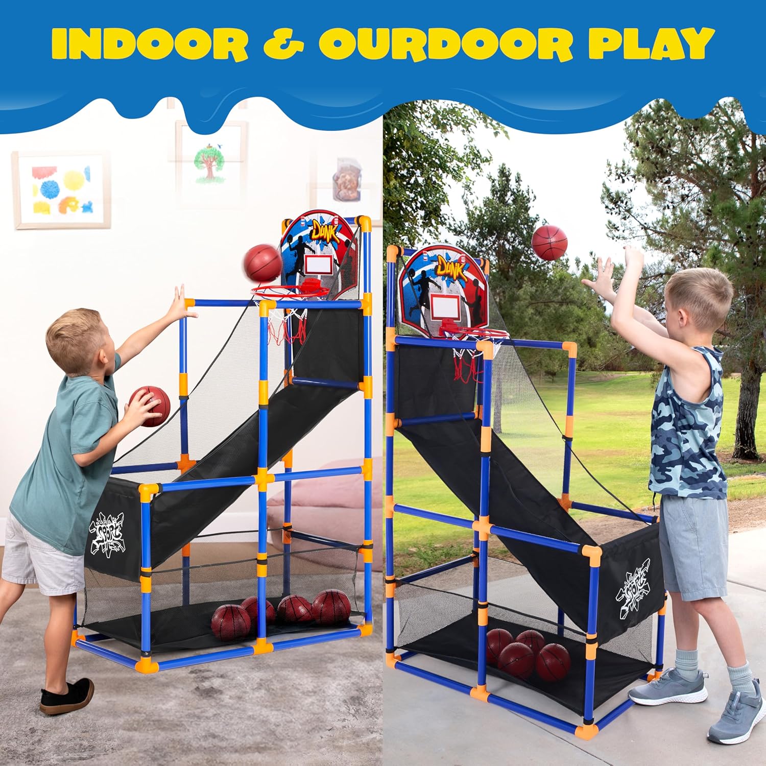 Arcade Basketball Game Set wit - Kids Indoor Outdoor Games reseña y precio