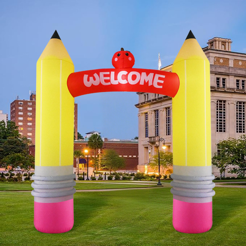 9FT Inflatable Pencil Arch Dec - Kids Outdoor Decor reseña y precio