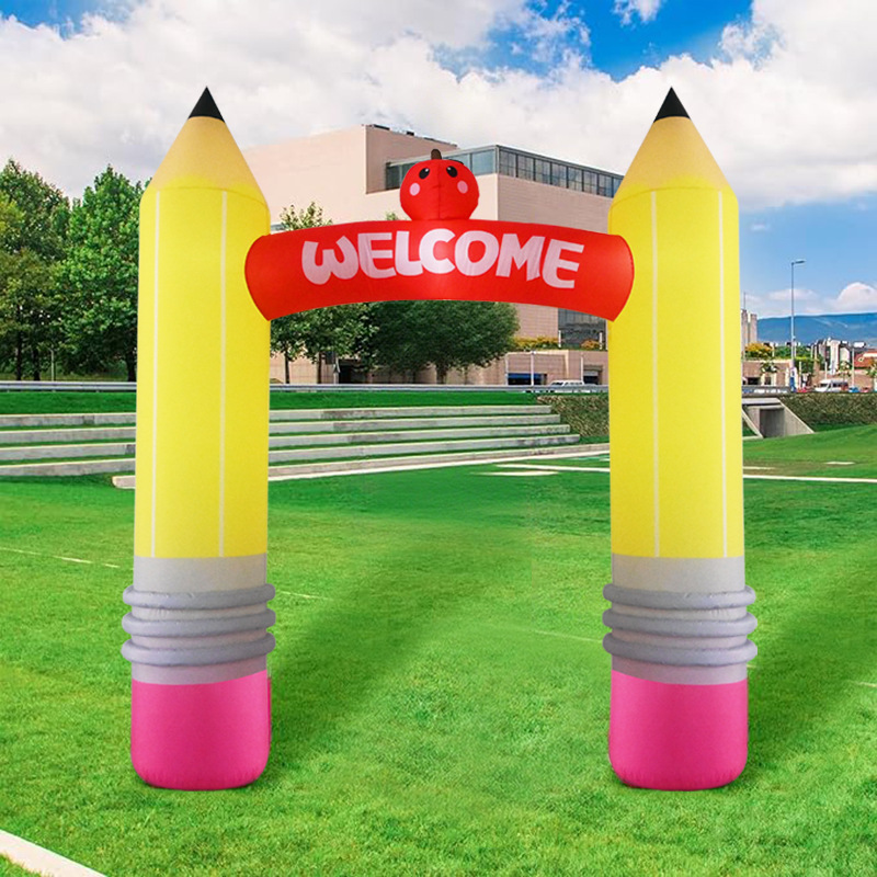 9FT Inflatable Pencil Arch Dec - Kids Outdoor Decor reseña y precio