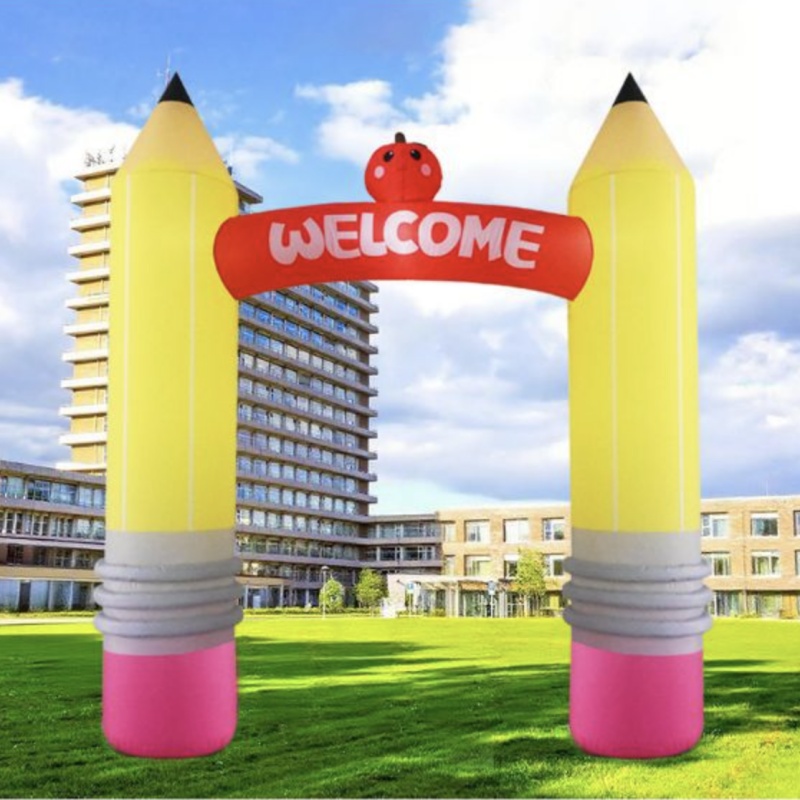 9FT Inflatable Pencil Arch Dec - Kids Outdoor Decor reseña y precio