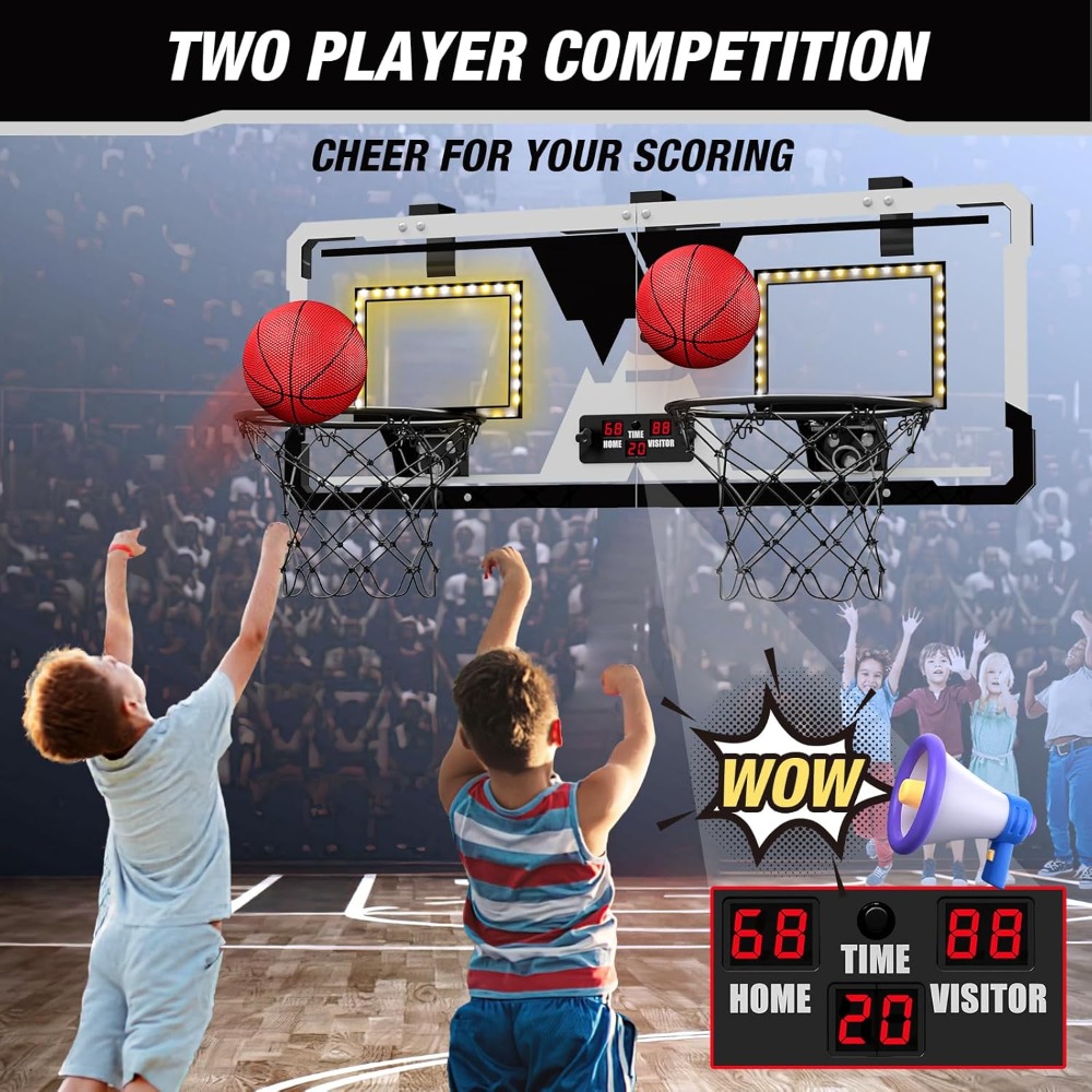 2 Player Basketball Game, Dual - Kids Indoor Outdoor Games reseña y precio